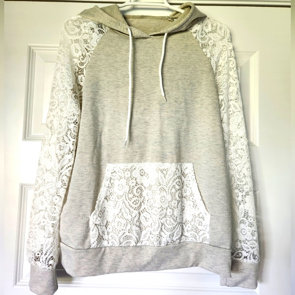 Tops - Lace Hoodie